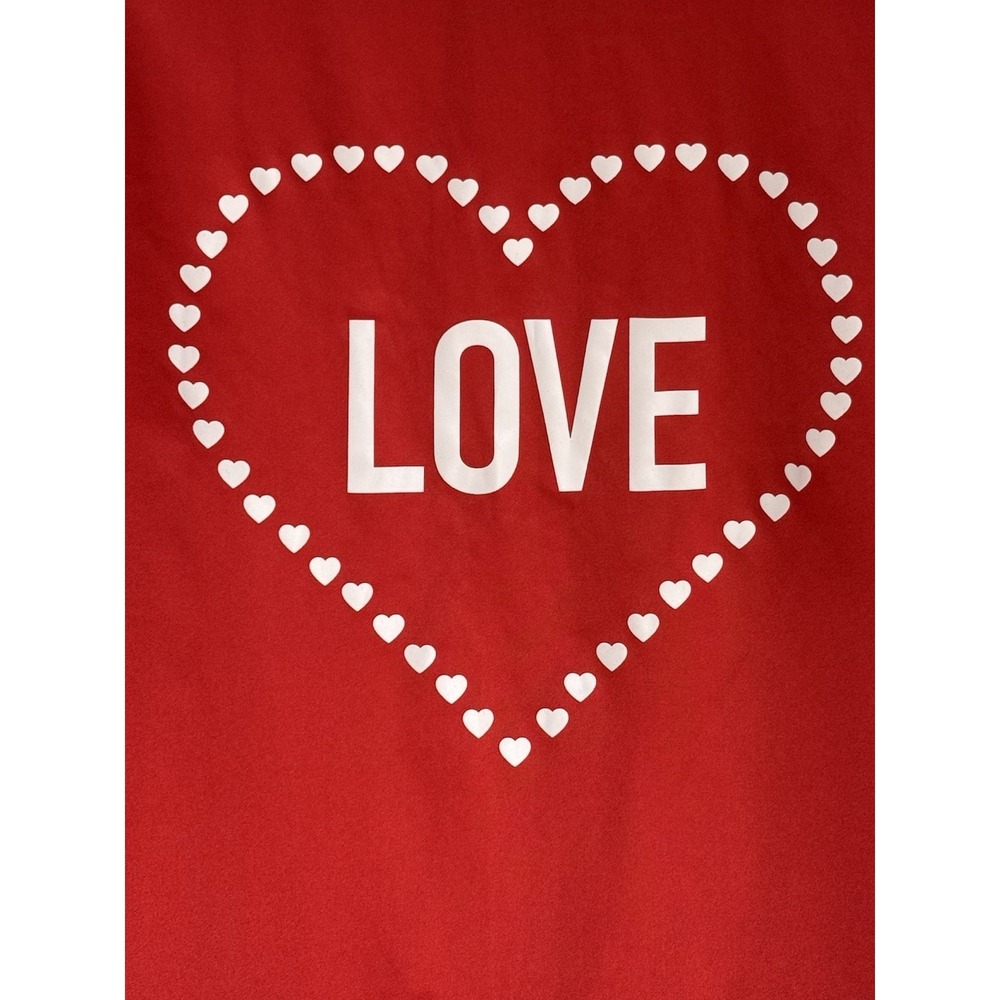 Victorias Secret LOVE Short Red Kimono Robe O/S Heart  Coquette Cover up NWT - Picture 7 of 13